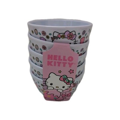 Hello Kitty 2024 Easter Bowls  Melamine Dishes Set Of 5