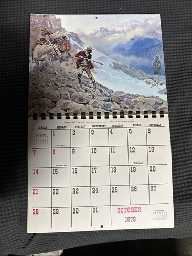 1979 Russell & Remington Date Colander Cowboys & Indians - Picture 5 of 6