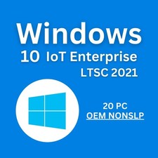 Windows 10 Internet of Things Enterprise LTSC 2021 Microsoft Key Dispositivo USB