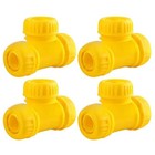 4pcs Garden Hose Tee Connectors with Leak Proof Design for Outdoor Use
