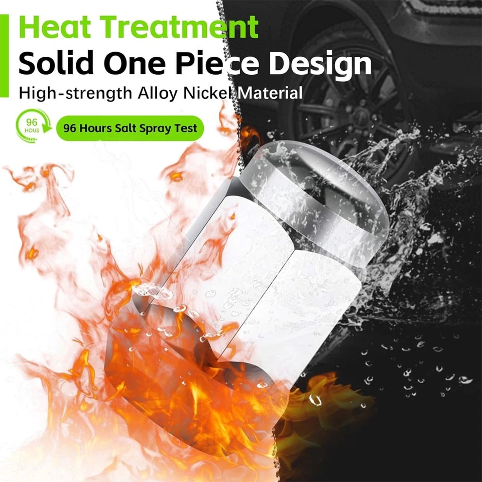 20 peças porcas de roda de bolota cromadas M12x1.50 para Honda Civic Accord 2009-2019 novas - Imagem 3 de 4