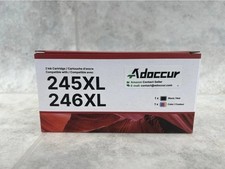 Adoccur 245XL 246XL Ink Cartridge 2-Pack Black / Color