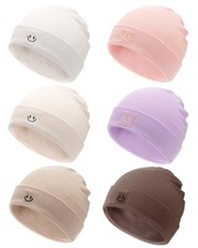 Baby Newborn Hats Set Soft Infant Beanie Caps Boys Girls Nursery Headwear Warm