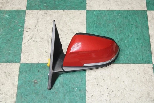 17-20 BMW 430i Red Driver Left LH Power Door Mirror Surround View Blind Spot OEM