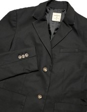 GAP The Academy Blazer Womens 6 Blue Long Sleeve Stretch Polyester Blend