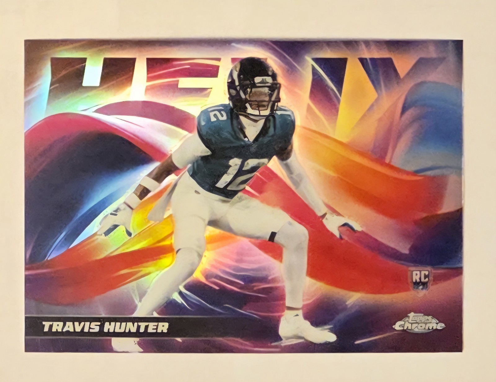 Travis Hunter Rookie - 2025 Topps Chrome Football - Helix SSP