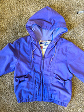 Vintage Winning Moves Girls Purple Windbreaker Jacket Made in the USA - Youth 8