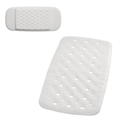 Bathroom Floor Mat Set Ridder Promo 167501, White, 710 Mm X 360 Mm