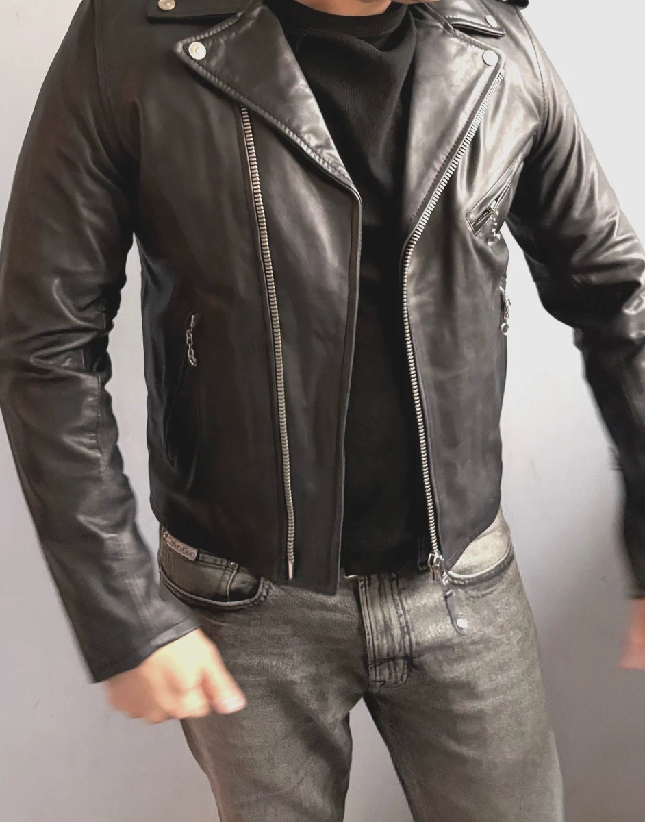 Schott Iconic Chaqueta Motociclista Cuero Negro