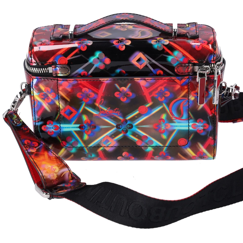 Bolso Mensajero Christian Louboutin Kipi Charol Multi Foto 3 de 4