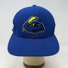 Trenton Thunder Hat Fitted Mens 7 3/8 8 L XL Performance 498f MiLB Cap Pacific