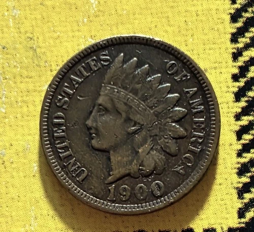UNITED STATES INDIAN HEAD CENT 1900 VF