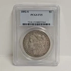 1892 S Morgan Silver Dollar Graded PCGS F15 Key Date Morgan Dollar San Francisco