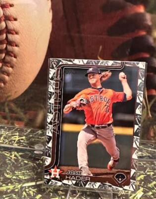 HOUSTON ASTROS 2025 Topps MLB JOSH HADER Easter Egg PALM TREE Border SP #271
