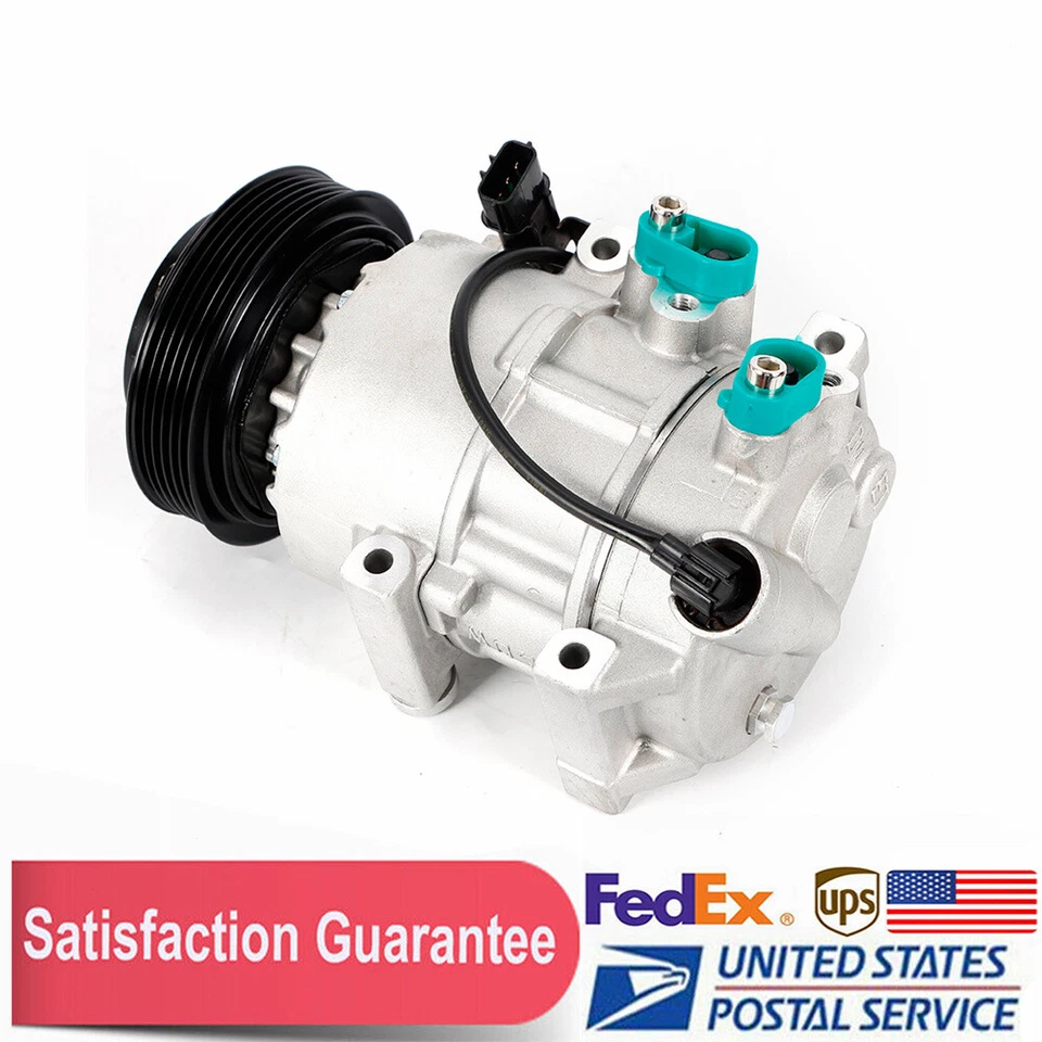 A/C AC Compressor w/ Clutch For Kia Sportage 2011-2015 Hyundai Tucson 2010-2015 Foto 2 de 4