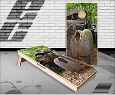 Junk Car Cornhole Boards Bean Bag Toss Game