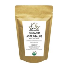 Astragalus Root Premium Organic Slices Huang Qi 227 gr - 8 oz