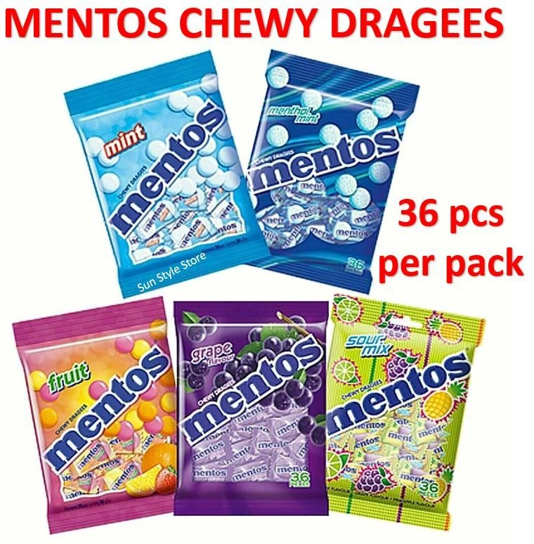 Mentos Fruit 135g, Retro Sweets