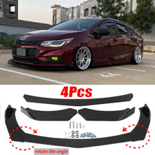 For Chevrolet Cruze For Chevy Front Bumper Lip Splitter Spoiler Glossy Black Us For Chevrolet Cruze For Chevy Front Bumper Lip Splitter Spoiler Glossy Black Us