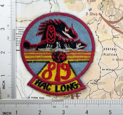 Vietnam 819th Hac Long Attack Squadron RVN VNAF Patch Special Operation , t7-15