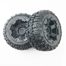 Knobby off road tires wheels for hpi rovan km rofun baja 5b buggy 170 x 80mm