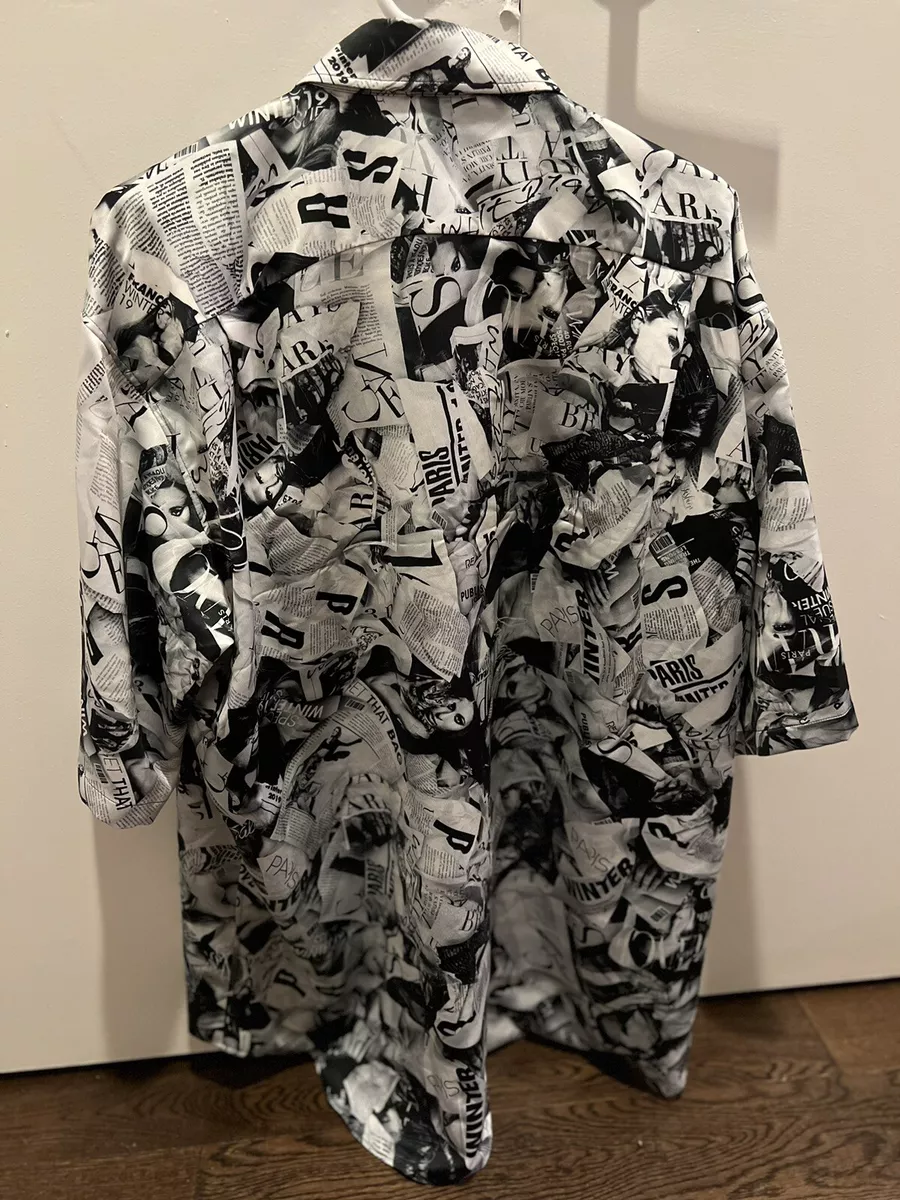 Balenciaga Newspaper Shirt