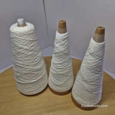 Beslon machine knitting yarn - white - 214 grams (C191)