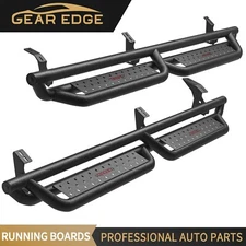 6" Running Boards for 2005-2023 Toyota Tacoma Double/Crew Cab Rail Bar Side Step