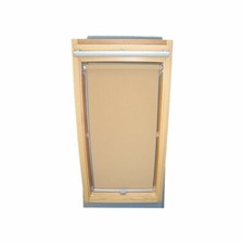 Rollo Sichtschutz für Braas Dachfenster BJ (Junior) - beige-karamell