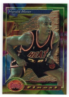 1993-94 FINEST HAROLD MINER #218 HEAT SWEET!