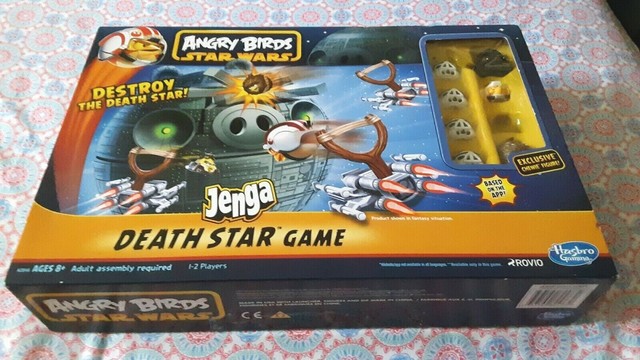 hasbro angry birds star wars jenga death star game