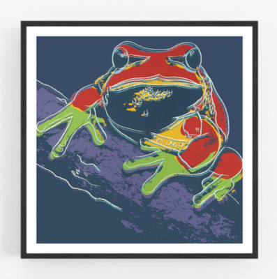 Andy Warhol - Pine Barrens Tree Frog, Endangered Species Portfolio Giclee Print