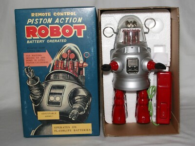 TR-2051 HA HA TOYS, REMOTE CONTROL, PISTON ACTION B/O ROBOT