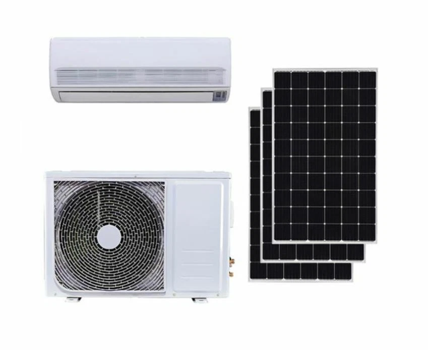 JNTECH 12000BTU Solar ACDC Inverter Ductless Mini Split Air Conditioner u0026  Heater | eBay