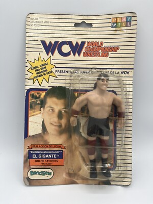 WCW EL GIGANTE VINTAGE  WRESTLING  BEND-EMS  ARGENTINA TWISTABLES BENDIES GALOOB