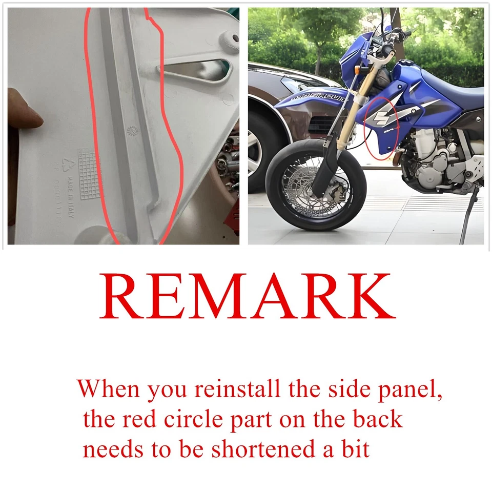 Protetor de tampa de grade de radiador para SUZUKI DRZ400SM DR-Z400S DRZ400E - Imagem 4 de 4