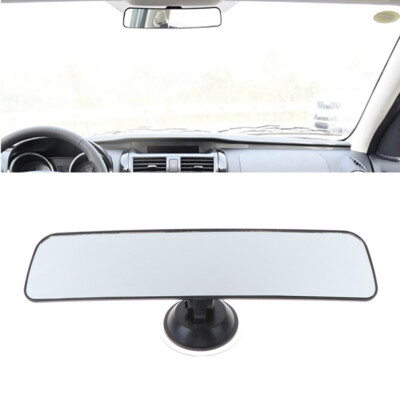 Panoramic Rear View Mirror Universal with Suction Installation Car Interio:J~