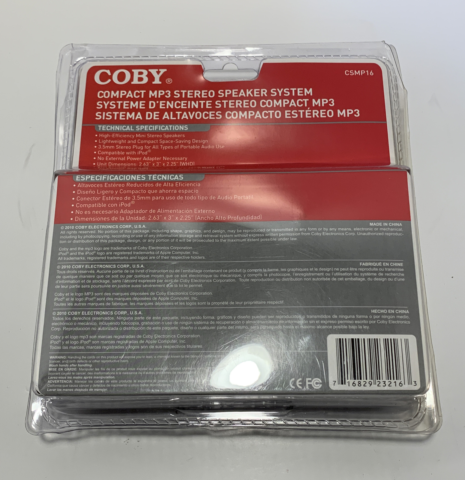 COBY Compact MP3 Stereo Speaker System CSMP16 CSMP16 New. (4) | eBay