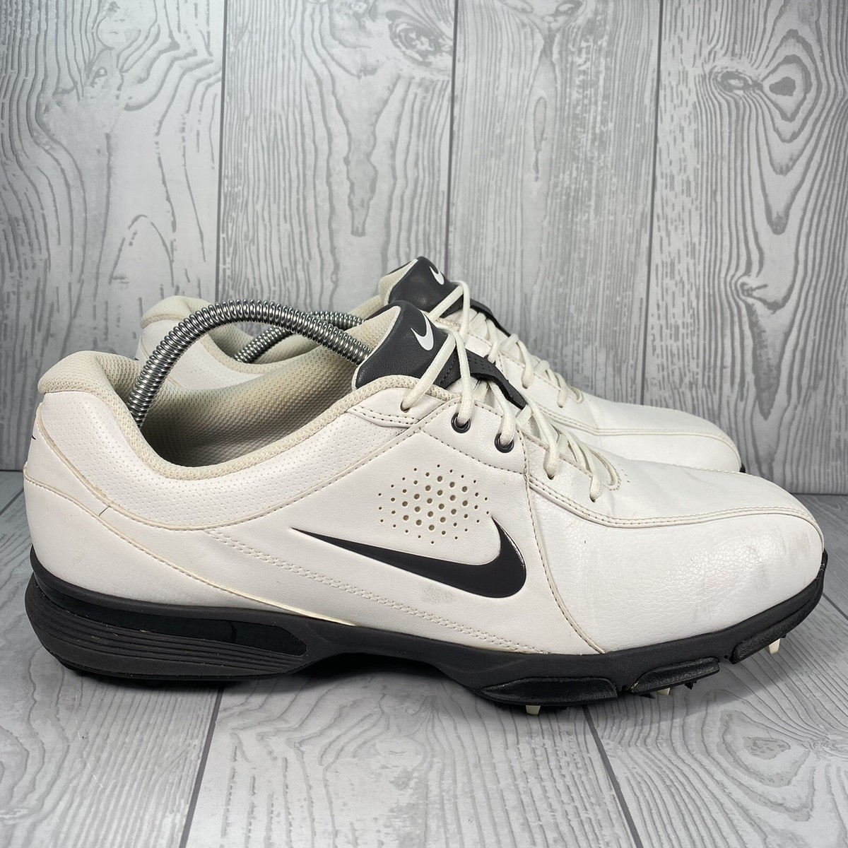 Nike Durasport III Soft Spike Shoes 628527-101 Men Size 11 White/Black Golf Nike Durasport III 3 Soft Spike Golf Shoes White/black  main image 2