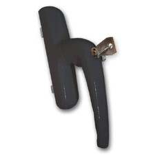 MANIGLIA CREMONESE MODELLO COMFORT CON SERRATURA MASTER 6030.11 COLORE NERO