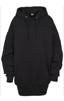 Urban Classics Oversized Long Hoodie Black In Womans Size 3XL BRAND NEW