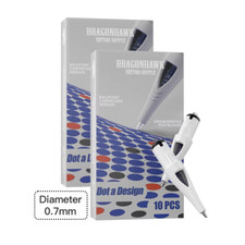 20pcs 0.7mm Dragonhawk Ballpoint Tattoo Refill Stippling Cartridge Needles Playe