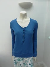 Next Blue Long Sleeve vest Top Size 14