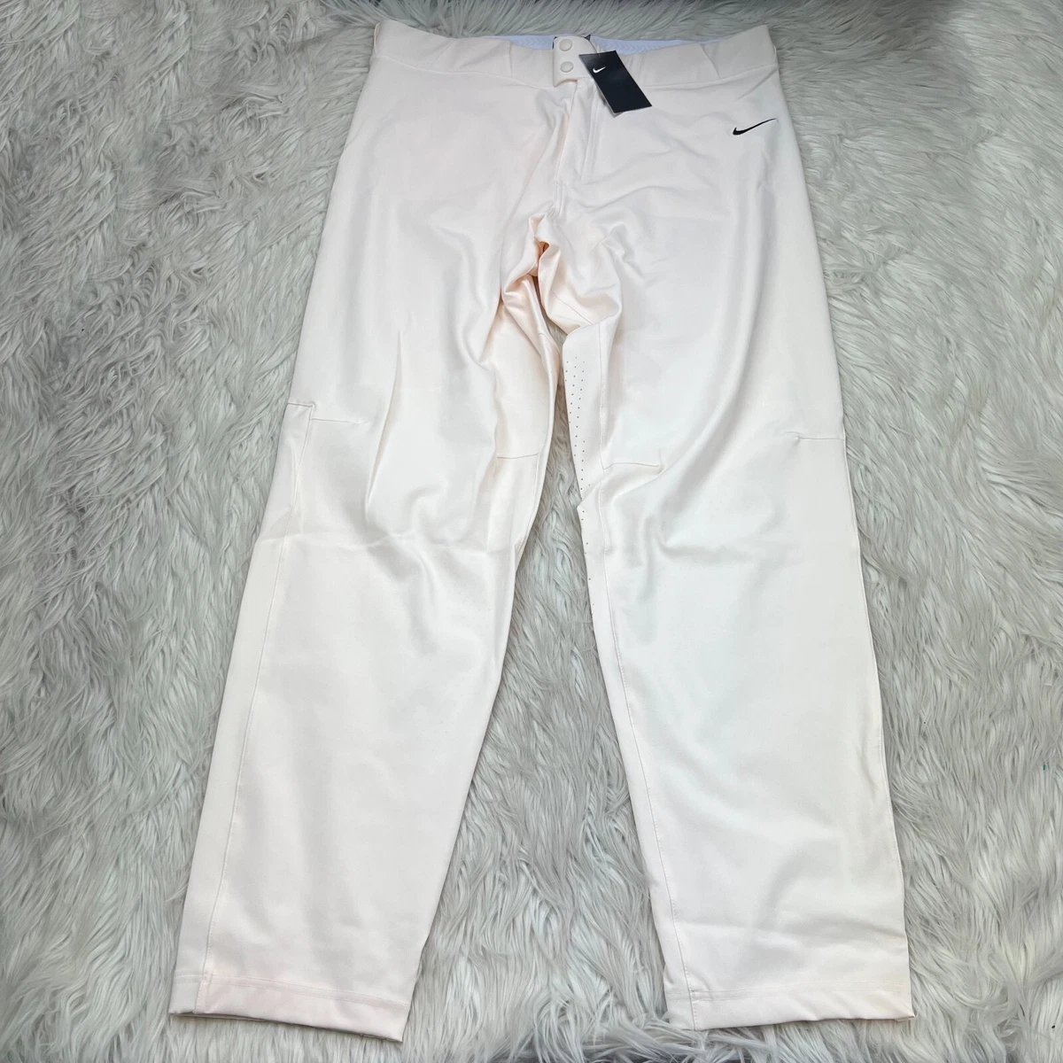 cream nike baseball pants