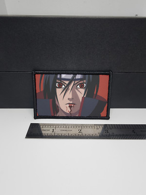 Anime Inspired Morale Patch Custom Itachi Uchiha 2x3 inch
