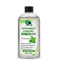 100% Natural Peppermint Hand & Foot Lotion–Soothing, Cooling, and Hydrating Care