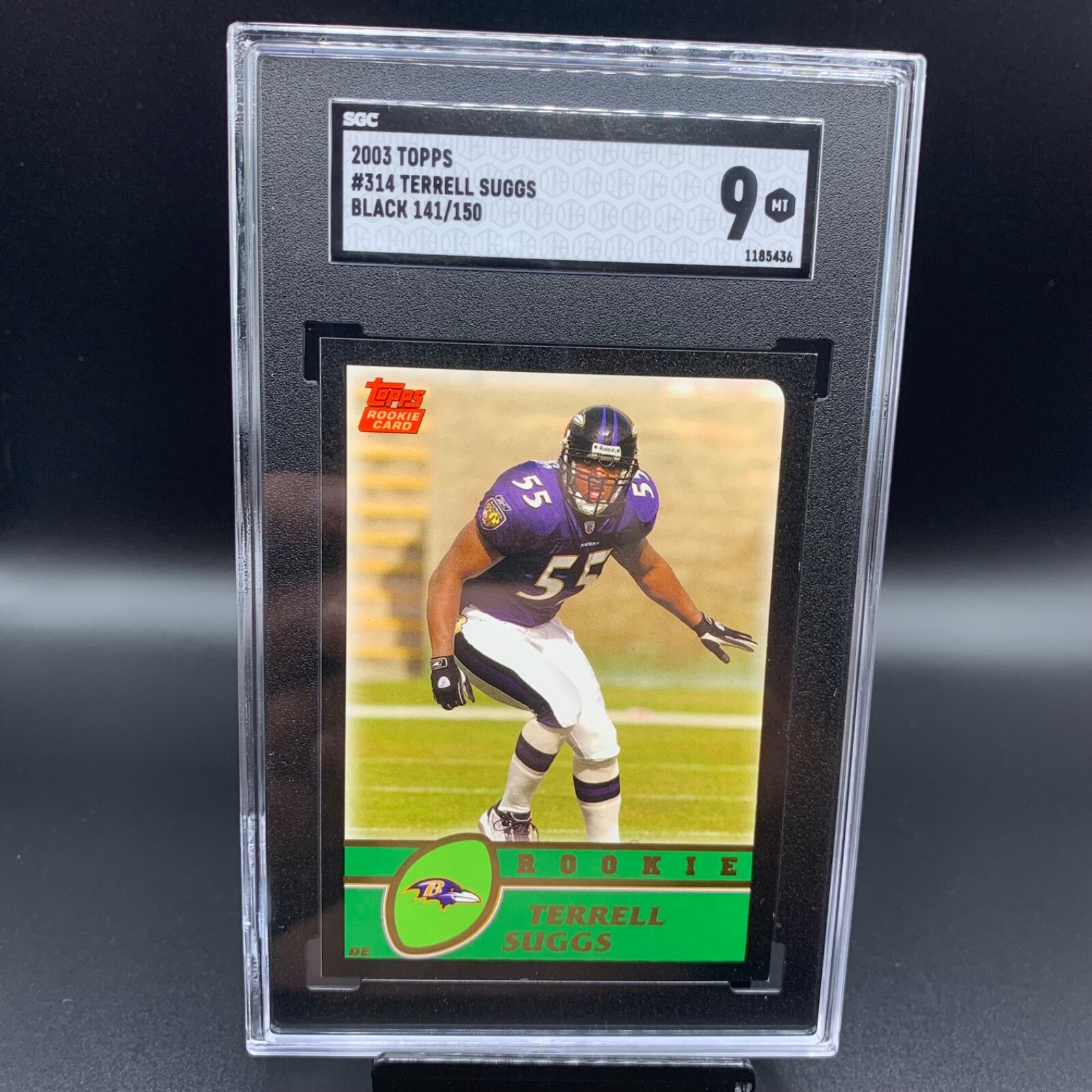 Terrell Suggs Topps #314 Black