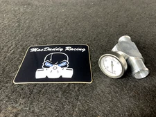 MacDaddy Racing Coolant Temperature Gauge Radiator for Raptor 660