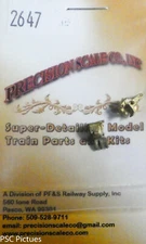 Precision Scale HO #2647 Coupler, Extended Knuckle for #2646 (Brass)1:87th Scale