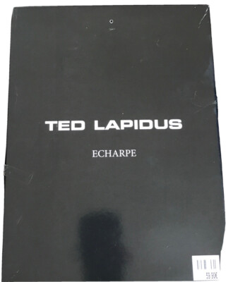 TED LAPIDUS SCARF BLACK BRAND NEW W/ORIGINAL BOX FOR MEN-orig